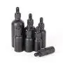 3Pcs Upscale Black Matt Coating Empty Refillable Glass Essential Oil Dropper Bottles Makeup Cosmetic Sample Container Bottle Pot with Black Cap and Glass Eye Dropper(30ml/1oz) 3Pcs Upscale Black Matt Coating Empty Refillable Glass Essential Oil Dropper Bottles Makeup Cosmetic Sample Container Bottle Pot with Black Cap and Glass Eye Dropper(30ml/1oz)