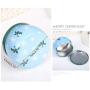 ForHe Christmas Round Tin Sealed Jar Jewelry Biscuits Coin Candy Storage Box Container Case Headphones Organizer