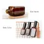 3er Set Amberfarbene Glas-Pumpenflaschen 10ML/0.34Oz für Kosmetik, Creme, Lotion, Öl – Mit Schwarzer Pumpe & Deckel für Emulsionen und Flüssigkeiten