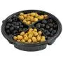 Bardes 4 Cell 8" 32 oz Round Container is Great for Olives Assortments, Cheese and Crackers, Fruits, Vegetables, and More!