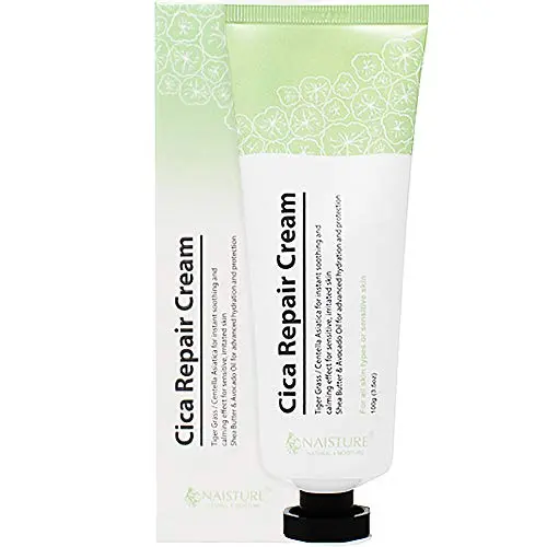 NAISTURE Beruhigende Cica Dermal-Reparaturcreme, Repariert und revitalisiert viele Arten von beschädigter Haut, Made in Korea 100g / 3.5oz

翻译：

NAISTURE Beruhigende Cica Dermal-Reparaturcreme, repariert und revitalisiert viele Arten von beschädigter Haut
