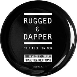 RUGGED & DAPPER Detox and Acne Face Mask for Men, 5.5 Oz