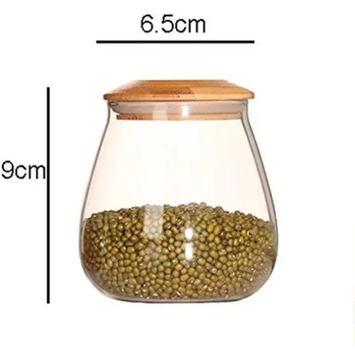 Kitchen Mushroom Shape Glass Storage Bottles Jars Miscellaneous Grains Sealed Cans Food Storage Jars Tea Leaf Coffee Beans Jars,400Ml Kitchen Mushroom Shape Glass Storage Bottles Jars Miscellaneous Grains Sealed Cans Food Storage Jars Tea Leaf Coffee Beans Jars,400Ml