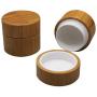 erioctry 2PCS 10g Refillable Environmental Bamboo Jars with PP Plastic Inners and Bamboo Lid Cream Bottle Pot Jars Cosmetic Container for Lotion,Eye Creams, Lip Balms, Makeup Samples