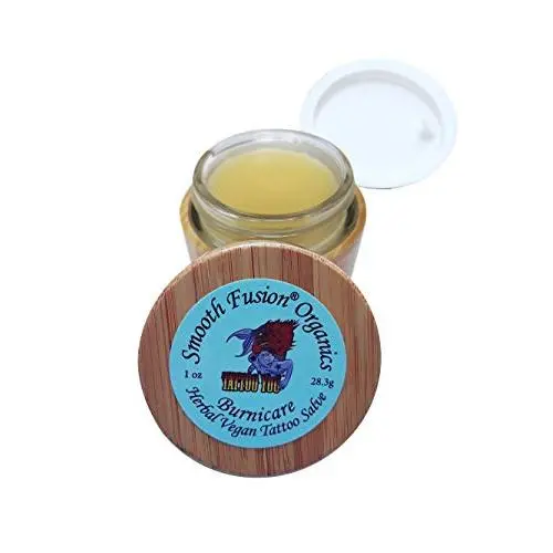 Tattoo You Aftercare, Vegan, 1 Ounce, Stretching Ear Balm, Piercing Aftercare, Bamboo Glass Jar Tattoo You Aftercare, Vegan, 1 Ounce, Stretching Ear Balm, Piercing Aftercare, Bamboo Glass Jar