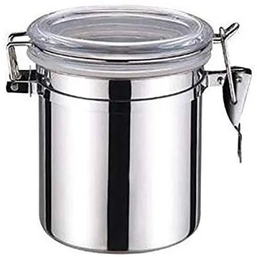 Edelstahl-Lebensmittelbehälter, Kaffeebohnen, versiegelte Dosen, Snack-Aufbewahrung, Tanks, Gläser, Behälter, für Küche und Haushalt, Zucker, Mehl, Tee, luftdichter Behälter, Küchenorganizer-Zubehör