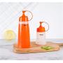 Mini Spice Jars Squeezed plastic jam jar with scale squeezed sauce bottle