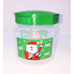 Plastic Christmas Candy Containers Jar Large Gift Container Food Storage
