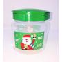 Plastic Christmas Candy Containers Jar Large Gift Container Food Storage