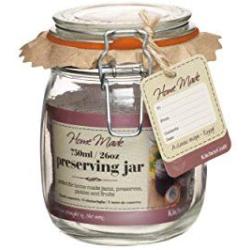 Kitchen Craft Home Made Deluxe Glass Preserving Jar, 750ml (26oz)