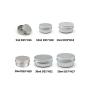 10PCS Silver Cream Jar Tin Cosmetic Lip Balm Containers Nail Derocation Crafts Pot Refillable Bottle Screw Thread Empty Aluminum,15g 40X18mm