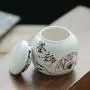 7.5x7.5Cm Ceramic Tea Box Small Tea Canister Kitchen Salt Sugar Seasoning Dried Nuts Storage Container Home Storage Bottles Jars,Yuhe 7.5x7.5Cm Ceramic Tea Box Small Tea Canister Kitchen Salt Sugar Seasoning Dried Nuts Storage Container Home Storage Bottles Jars,Yuhe