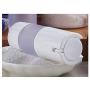 3PCS 15ml/0.5oz Plastic Airless Pump Bottle Empty Lotion Container Storage Sample Packing Pot Jar Vials Dispenser with White Cap for Cosmetic Essence Emulsion Skin Care Perfume(Clear)