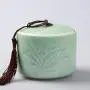 ETERLY Longquan Celadon Sealed Storage Jars,Tea Caddy Ceramic Coffee Tea canisters Sugar Bowl for Home-A 10x9cm(4x3inch) (Color : H, Size : 10x9cm(4x3inch)) ETERLY Longquan Celadon Sealed Storage Jars,Tea Caddy Ceramic Coffee Tea canisters Sugar Bowl for Home-A 10x9cm(4x3inch) (Color : H, Size : 10x9cm(4x3inch))