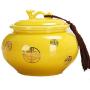 ETERLY Creative Ceramic Tea canisters,Moisture-Proof Tea Caddy Coffee Sealed Storage Jars Sugar Bowl for Home Gifts-A 15x12cm(6x5inch) (Color : A, Size : 15x12cm)