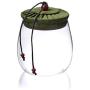 UniquQ Glass Jar Wide Mouth with Wooden Lid Tea Tank Coffee Bean Kitchen Food Container for Canning Uses Clear Dry Goods Pantry Cookies Snacks (colorful)