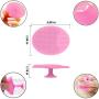 Dogie Lyn (Set of 7 Silicone Brush) Silicone Facial Mud Mask Brush Applicator-Spa Headband with Magic Tape-Silicone Face Makeup Scrubbers Exfoliator Brush for Women