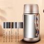 Thermos Food Jar 750ML Thermos Stainless Food Flask,Leakproof Vacuum Insulated Food Containers With Folding Spoon (Color : Black)