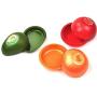 Sealed Box Plastic Food Crisper of Kitchen Refrigerator Sealed Box Creative Plastic Vegetable Storage Bowl (Onion)