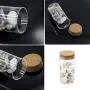 Clear Round Shape Glass Bottle Vial Bead Snack Sugar Containers Tea Storage Jars suit for DIY Arts and Crafts Accessories Clear Round Shape Glass Bottle Vial Bead Snack Sugar Containers Tea Storage Jars suit for DIY Arts and Crafts Accessories