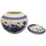 THY HOME Exquisite Oriental Ceramic Tea / Coffee Storage Jar Crock Canister