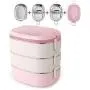 Bouteille Thermique Multi-couches 304 Acier Inox, Contenant Alimentaire Isolant Étanche (Couleur : Rose, Taille : 1750ml) Bouteille Thermique Multi-couches 304 Acier Inox, Contenant Alimentaire Isolant Étanche (Couleur : Rose, Taille : 1750ml)