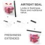 Reusable Silicone Food Storage Bags, OAMCEG 6 Pcs Airtight Seal Food Preservation Bags/Food Grade/Versatile Preservation Bag Container - Best for Snack, Fruit, Vegetable, Meat, Milk