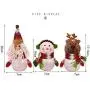 Bouteille à Bonbons de Noël en Peluche et en Plastique, Père Noël, Neige, Élan, Boîte de Sucre Décorative – Conteneur de Pièces. Bouteille à Bonbons de Noël en Peluche et en Plastique, Père Noël, Neige, Élan, Boîte de Sucre Décorative – Conteneur de Pièces.