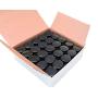 ljdeals 5 Gram Clear Jars with Black Lids Cosmetic Container for Make Up, Lotion, Creams 50 pack