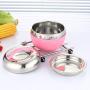 Boîte de Repas Thermique Portable en Inox 0.8L Double Couche pour Yamatals, Pique-Nique, Travail, École, Extérieur - Couleur Aléatoire. Boîte de Repas Thermique Portable en Inox 0.8L Double Couche pour Yamatals, Pique-Nique, Travail, École, Extérieur - Couleur Aléatoire.