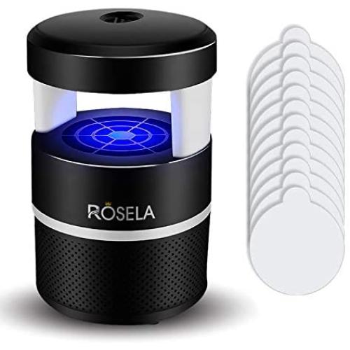 HAZKO ROSELA Upgraded Mosquito Killer with Effective Powered Light Lamp - Eco-Friendly Bug Killer for Mosquitoes, and Insects with Sticky Glue Boards