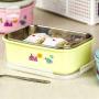 Lcxliga Bento Box Picnic Outdoor Activity Travel Kitchen Food Storage Stainless Steel Heat Insulation Container Lunch Box