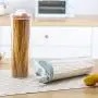 Kitchen Tool Transparent Seal Plastic Noodle Pot Food Storage box airtight cereal rice container Organizer Bottles Jars