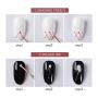 Spider Gel for Nail Art 6 Colors Drawing Gel Nail Polish Set with Painting Brush Soak off Nail Art Design Gel Paint Drawing Gel for Line Wire