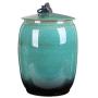Ceramic Pottery Cereal Containers Canister Cookie Jar With Lids, Airtight Food Storage Containers Bins Large For Kitchen Pantry Organization Flour Rice Candy Bulk, 10L, 35x26cm