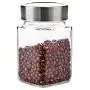 Ensemble de 5 Pots de Rangement Alimentaire pour Cuisine, Homeluny – Pots en Verre Transparent, Rangement de Boîtes, Idéal pour Bonbons, Biscuits, Riz, Sucre, Farine, Snacks – Garde les Aliments au Sec et Frais