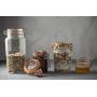 Kilner Facetted Clip Top Glassware Jar, Airtight Seal for Pickling, Preserving, and Storing, 74-1/2-Fluid Ounces