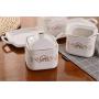 Mini Spice Jars Square Spice Jar Creative Kitchenware Spice Box Three-piece Set