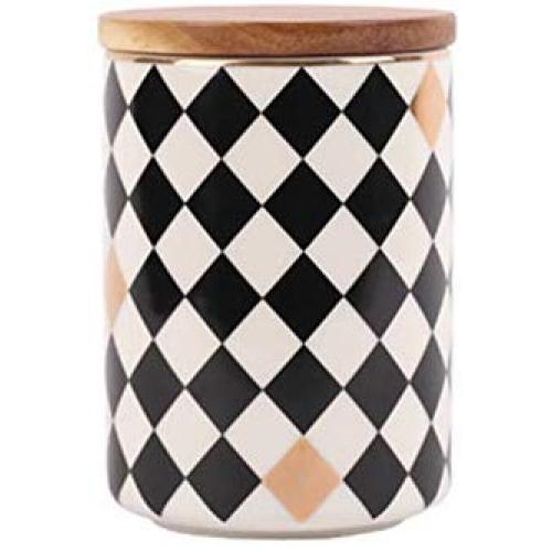 Mini Spice Jars Household ceramic sealed cans creative grain storage tank kitchen storage box