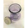 SVE Apothecary Storage Purple Glass Jar Made In Italy