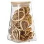 WÄNDELGLAS Lebensmittelbehälter, Trockenfrüchte Flasche, Dichtheitsbehälter, hitzebeständiges Borosilikatglas, Dichtglaskanister, Trockenfrüchte Dichtglaskaraffe, transparent