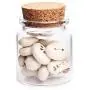 Glass Jars Bottles With Cork Stoppers 4750MM 50ML Glass Bottles Wishing Bottle Empty Sample Storage Jars with Cork Stoppers - Transparent