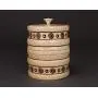 Wooden Handmade Storage Jar for Loose Products Kitchen Tools and Equipment Wooden Handmade Storage Jar for Loose Products Kitchen Tools and Equipment