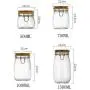 Glass Sealed Jars, Kitchen Household Grain Storage Tanks, Storage Jam/Honey/Coffee/Nuts Glass Sealed Jars, Kitchen Household Grain Storage Tanks, Storage Jam/Honey/Coffee/Nuts