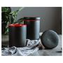 HHXQXB Storage Container for Ceramic Food, Spice Jug Tea, Coffee, Spice, Sugar, Salt and More Mat Coating Carry CO2 and Preserves The Freshness of Food
