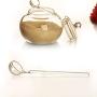 VT BigHome Household Transparent 250ml Glass Jar Candy Sugar Bowl Storage Bowl