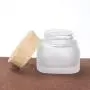 2 Pièces Flacons en Verre Froissé de 50g / 50ml pour Cosmétiques, Pots de Remplissage avec Couvercles en Bois Grainé Plastique et Ronces. 2 Pièces Flacons en Verre Froissé de 50g / 50ml pour Cosmétiques, Pots de Remplissage avec Couvercles en Bois Grainé Plastique et Ronces.