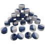 SZBS Silicone Containers Jars 50pcs/lot 3ml Mini Assorted Color Storage Container For Dabs Wax Oil Round Shape Concentrate Containers Wax Silicone Jars (50)