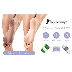 Footnanny - Mini Unscented Foot Cream - Soothes Cracked Heels and Dead Skin with an Old Fashion, Invigorating Formula, Travel Size, 2 ounces