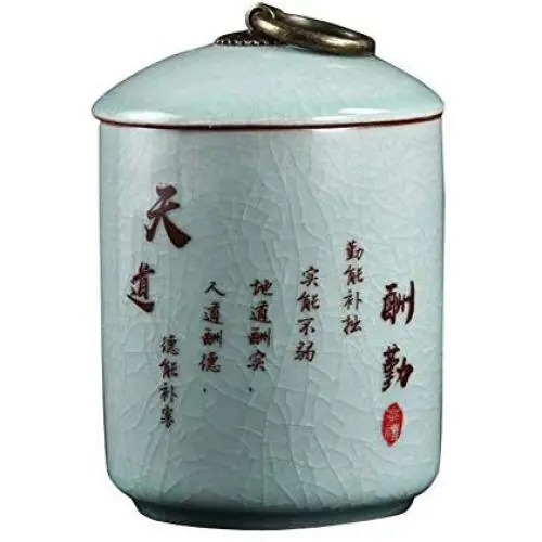 DRAGON SONIC Mini Portable Travel Tea Jars Storage Tank Sealed Tea Can, D07 DRAGON SONIC Mini Portable Travel Tea Jars Storage Tank Sealed Tea Can, D07
